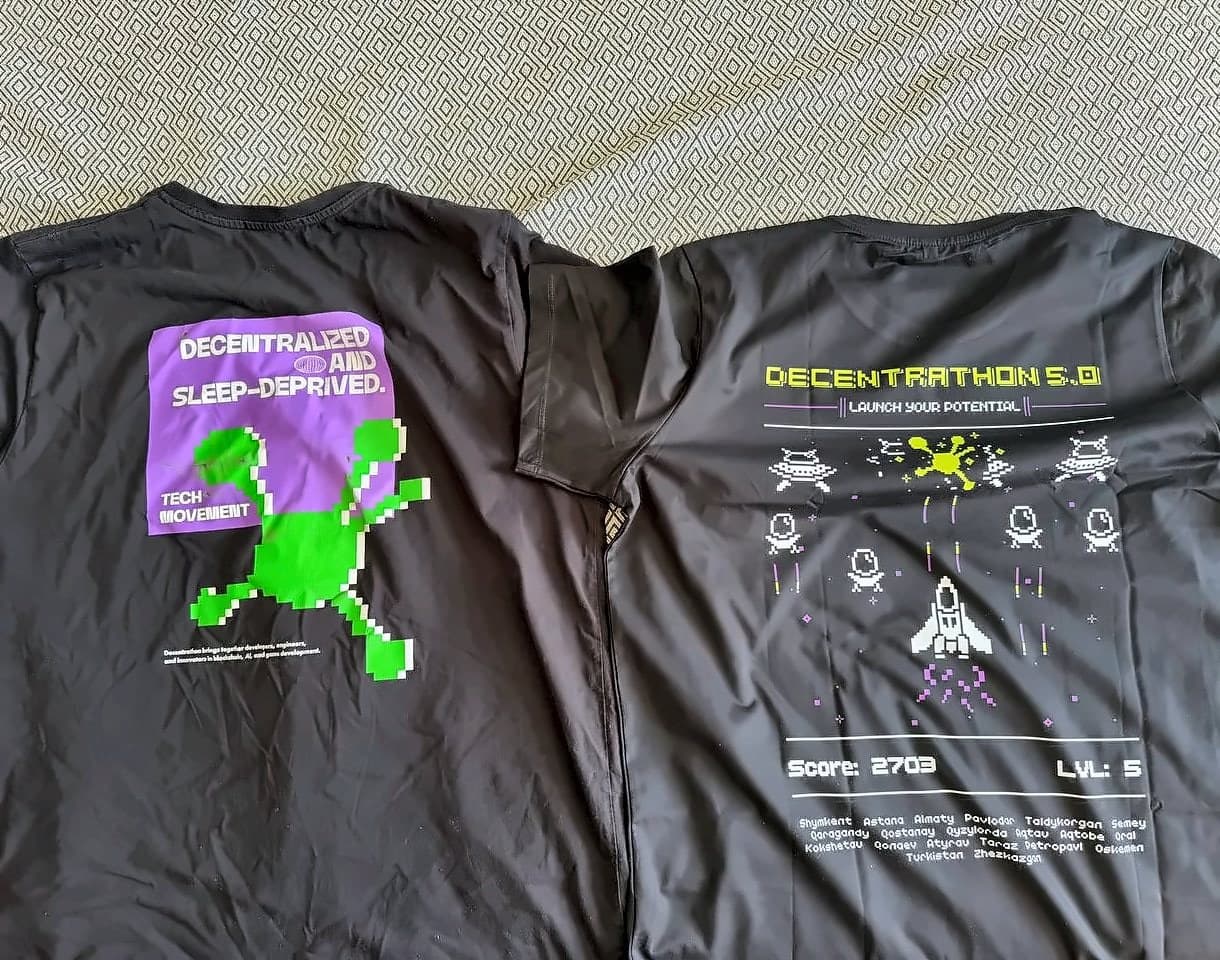 What it says on the Decentrathon 5.0 shirt, after ten days on the AI inDrive track.
